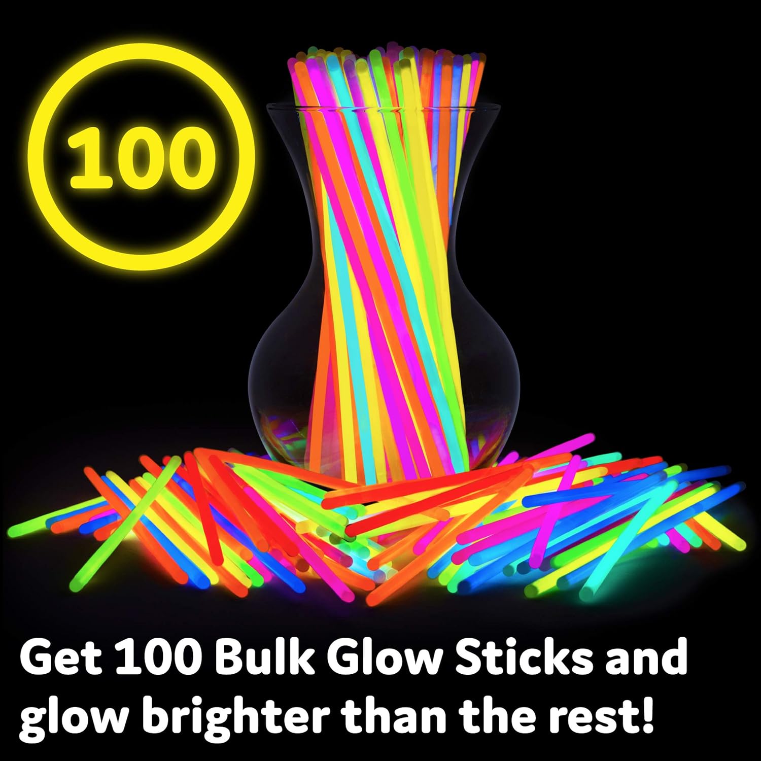 PartySticks Glow Sticks (100pk - 8