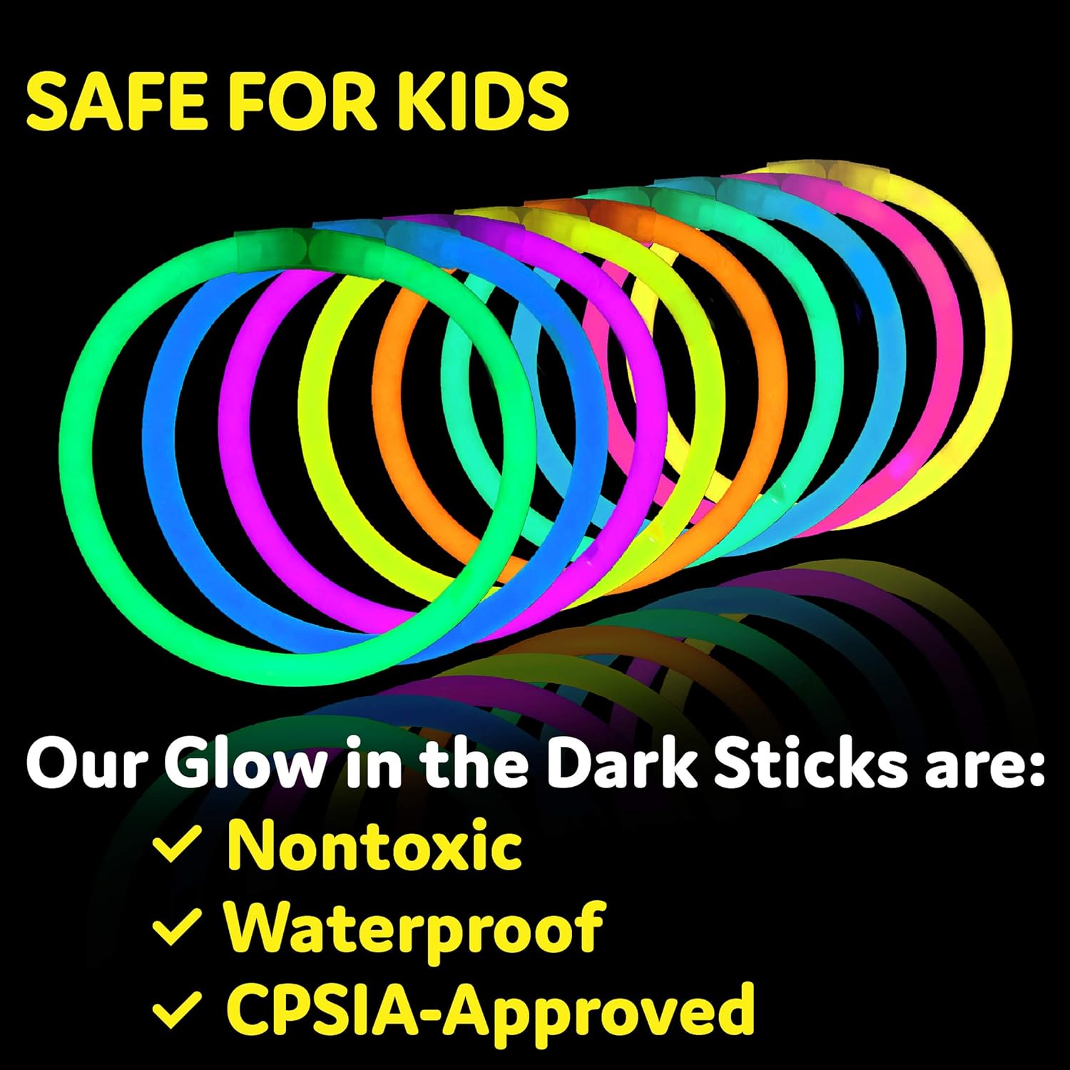 PartySticks Glow Sticks (100pk - 8