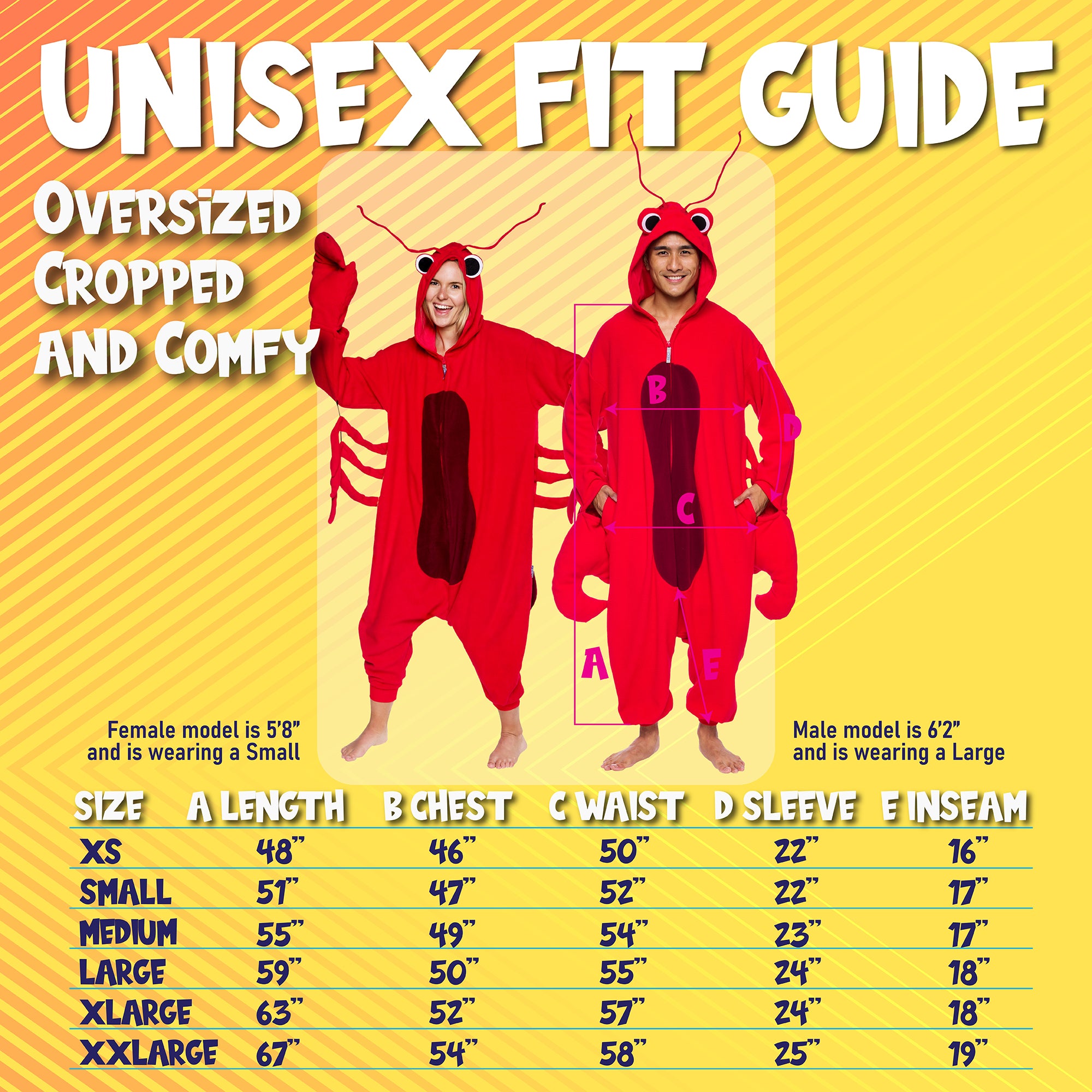 Cheapest Oversize Lobster fleece costume