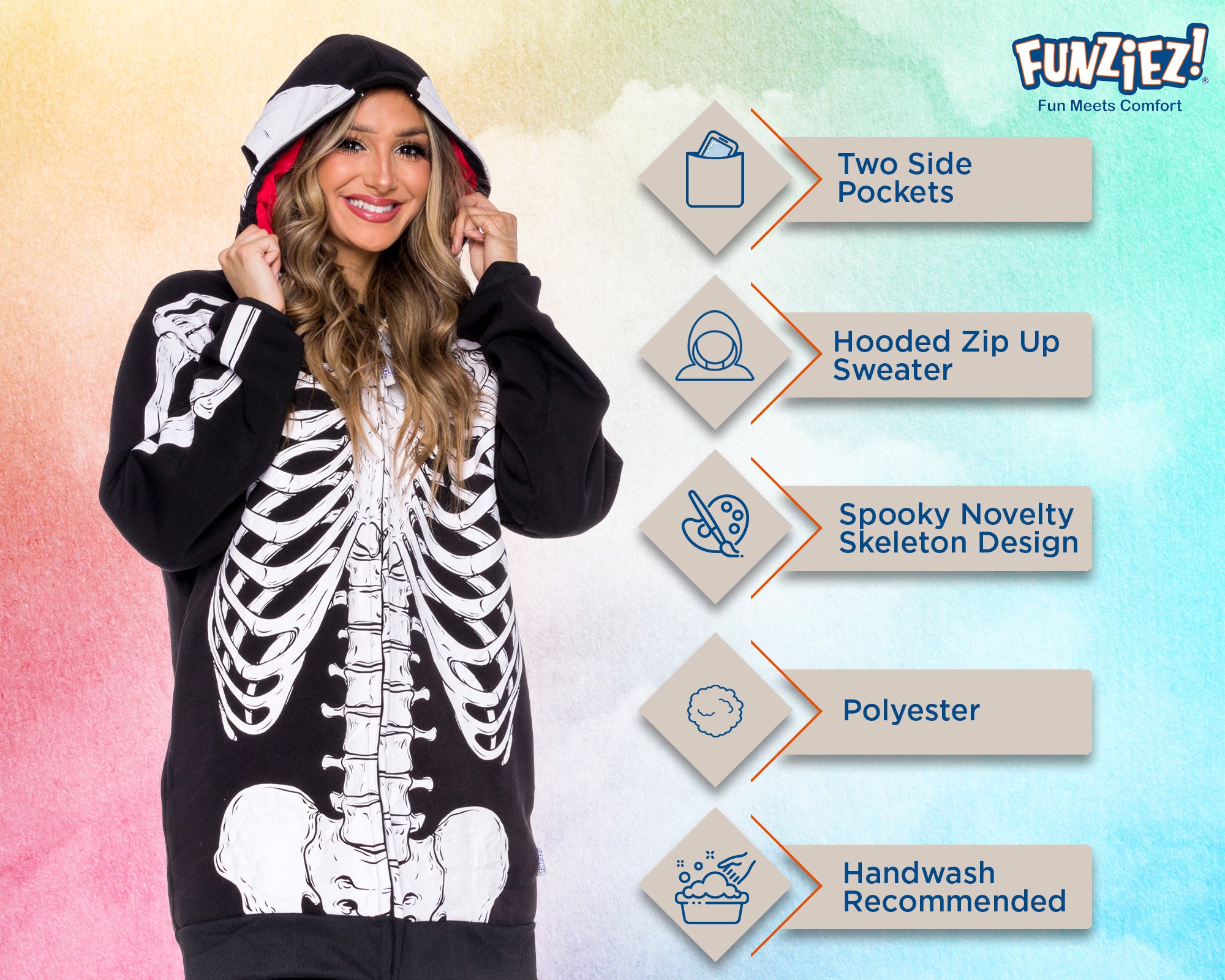 Skeleton Hoodie – Funziez!